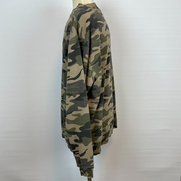 Feathers Camo Long Sleeved Shirt Top ((size XL)) - Picture 2 of 7